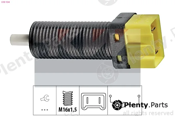 KW 510134 — Switch, clutch control (cruise control) Made in Italy - OE Equivalent