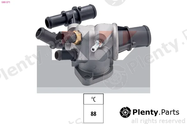 KW 580571 — Thermostat, coolant Made in Italy - OE Equivalent