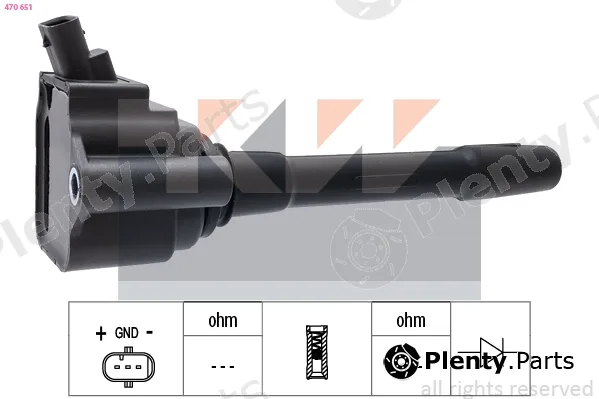 KW 470651 — Ignition Coil Made in Italy - OE Equivalent