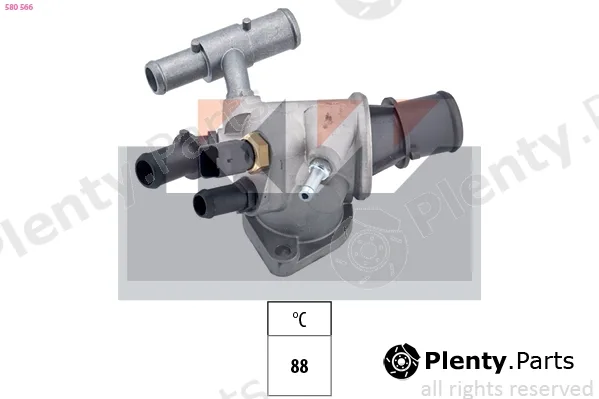 KW 580566 — Thermostat, coolant Made in Italy - OE Equivalent