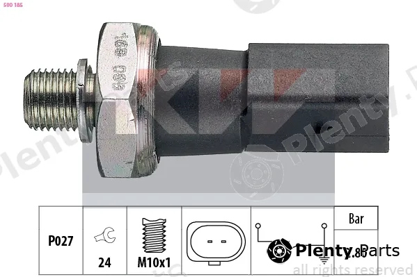 KW 500185 — Oil Pressure Switch Made in Italy - OE Equivalent