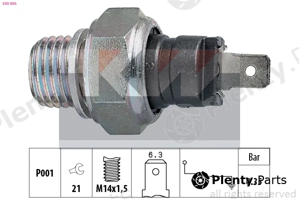 KW 500006 — Oil Pressure Switch Made in Italy - OE Equivalent