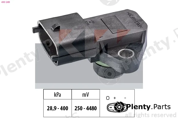 KW 493249 — Air Pressure Sensor, altitude adaption Made in Italy - OE Equivalent