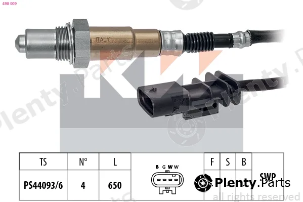KW 498509 — Lambda Sensor Made in Italy - OE Equivalent