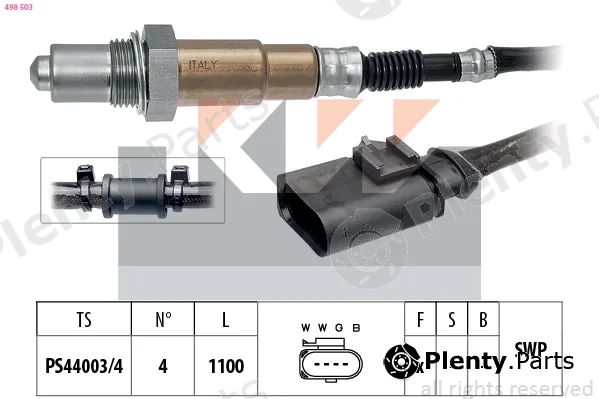 KW 498503 — Lambda Sensor Made in Italy - OE Equivalent