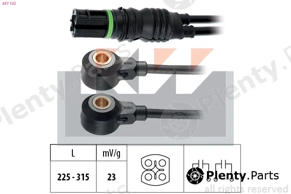 KW 457132 — Knock Sensor Made in Italy - OE Equivalent