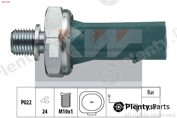 KW 500139 — Oil Pressure Switch Made in Italy - OE Equivalent