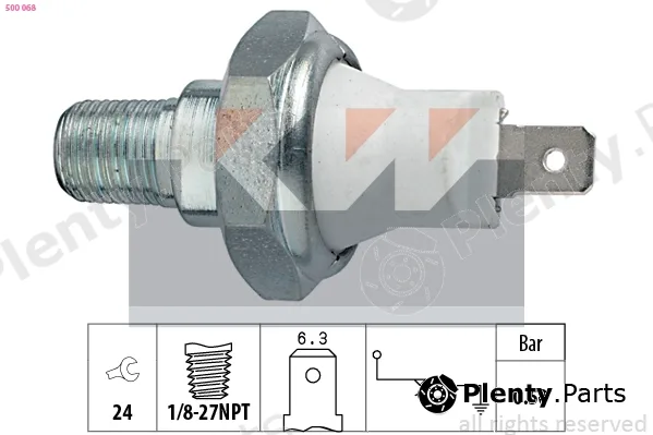 KW 500068 — Oil Pressure Switch Made in Italy - OE Equivalent