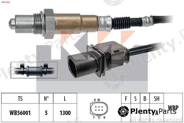 KW 498462 — Lambda Sensor Made in Italy - OE Equivalent