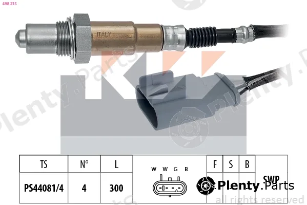 KW 498215 — Lambda Sensor Made in Italy - OE Equivalent