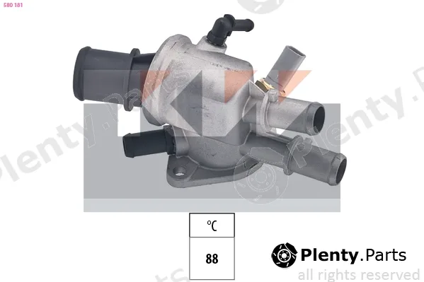 KW 580181 — Thermostat, coolant Made in Italy - OE Equivalent