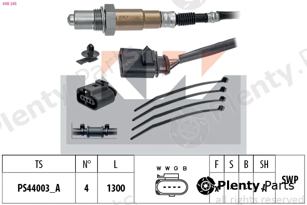 KW 498245 — Lambda Sensor Made in Italy - OE Equivalent