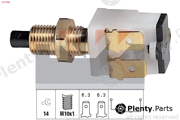 KW 510008 — Stop Light Switch Made in Italy - OE Equivalent