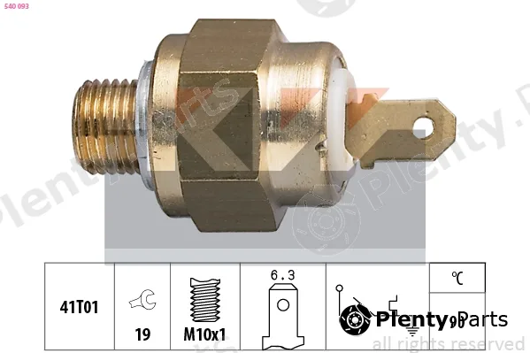 KW 540093 — Temperature Switch, coolant warning lamp Made in Italy - OE Equivalent