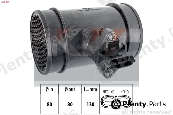 KW 491495 — Mass Air Flow Sensor Made in Italy - OE Equivalent