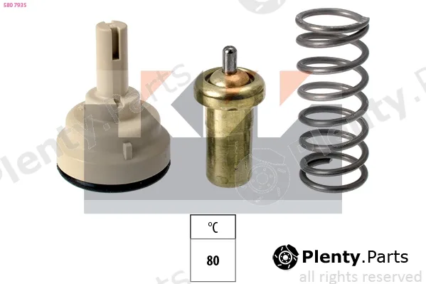 KW 580793S — Thermostat, coolant Made in Italy - OE Equivalent