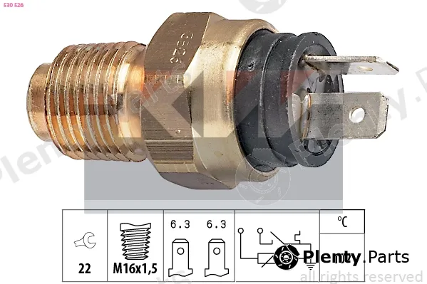 KW 530526 — Sensor, coolant temperature Made in Italy - OE Equivalent