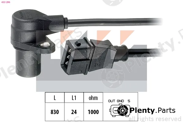 KW 453296 — Sensor, crankshaft pulse Made in Italy - OE Equivalent