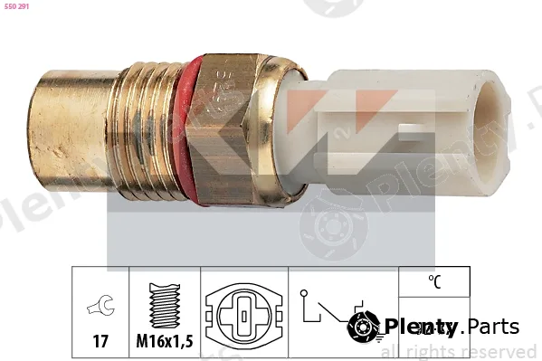 KW 550291 — Temperature Switch, radiator fan Made in Italy - OE Equivalent