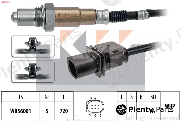 KW 498421 — Lambda Sensor Made in Italy - OE Equivalent