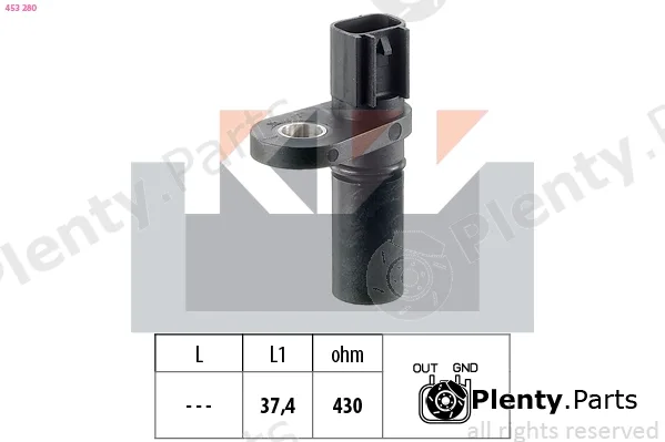 KW 453280 — Sensor, crankshaft pulse Made in Italy - OE Equivalent