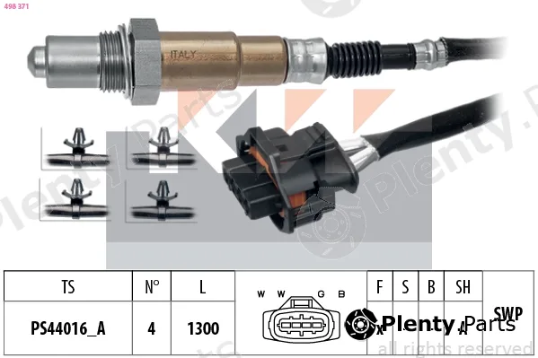 KW 498371 — Lambda Sensor Made in Italy - OE Equivalent