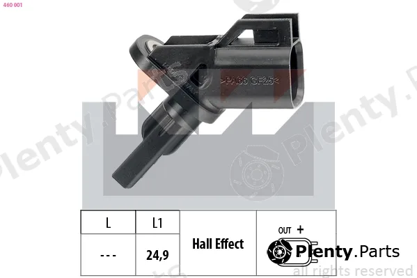KW 460001 — Sensor, wheel speed Made in Italy - OE Equivalent
