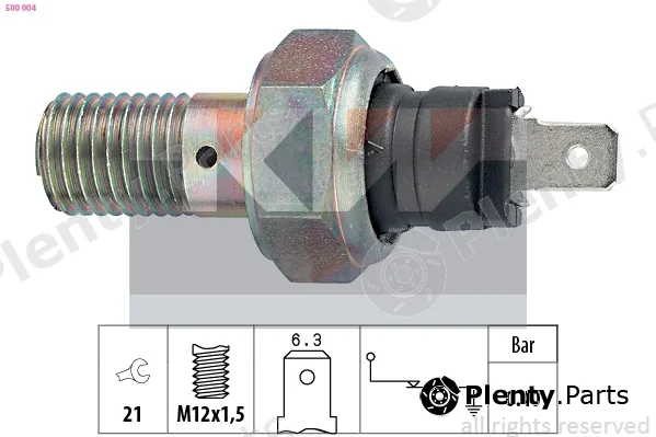 KW 500004 — Oil Pressure Switch Made in Italy - OE Equivalent