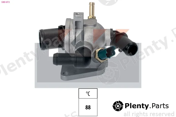 KW 580673 — Thermostat, coolant Made in Italy - OE Equivalent