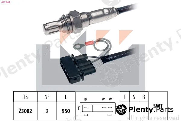 KW 497044 — Lambda Sensor Made in Italy - OE Equivalent