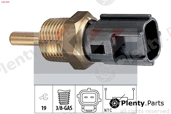 KW 530230 — Sensor, coolant temperature Made in Italy - OE Equivalent