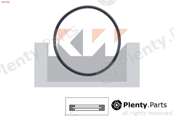 KW 590705 — Seal, thermostat Made in Italy - OE Equivalent