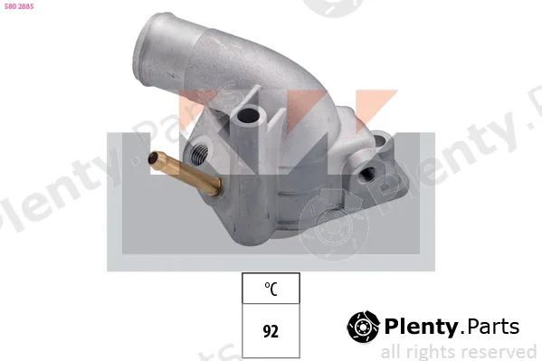 KW 580288S — Thermostat, coolant Made in Italy - OE Equivalent