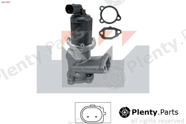 KW 463007 — EGR Valve Made in Italy - OE Equivalent