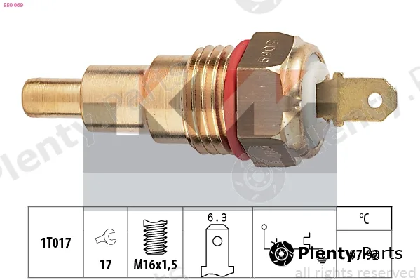 KW 550069 — Temperature Switch, radiator fan Made in Italy - OE Equivalent