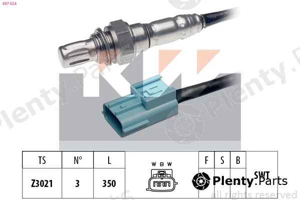 KW 497624 — Lambda Sensor Made in Italy - OE Equivalent
