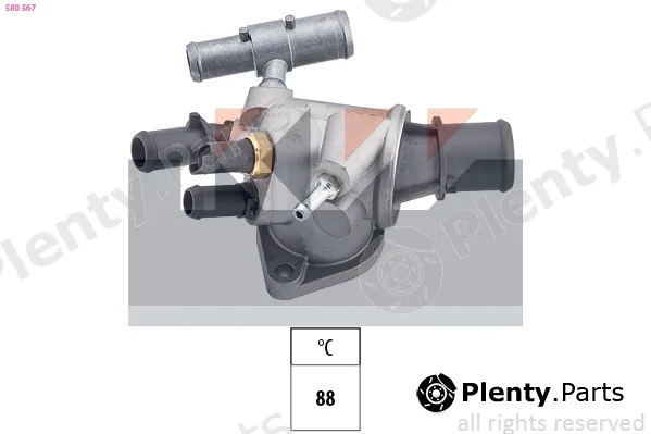 KW 580567 — Thermostat, coolant Made in Italy - OE Equivalent
