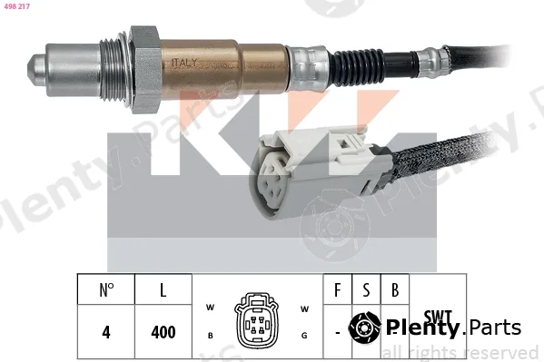 KW 498217 — Lambda Sensor Made in Italy - OE Equivalent