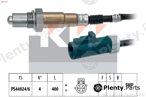 KW 497611 — Lambda Sensor Made in Italy - OE Equivalent