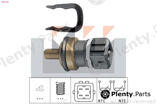 KW 530232 — Sensor, coolant temperature Made in Italy - OE Equivalent