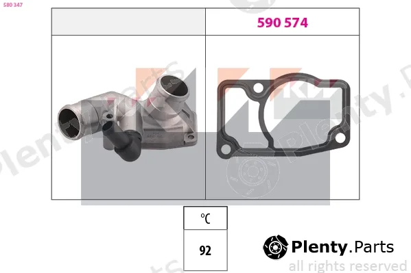 KW 580347 — Thermostat, coolant Made in Italy - OE Equivalent