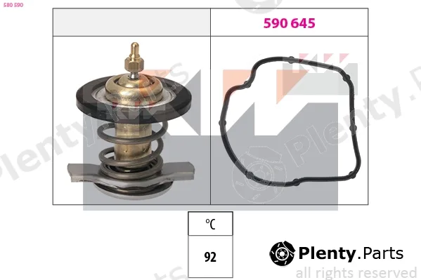 KW 580590 — Thermostat, coolant Made in Italy - OE Equivalent