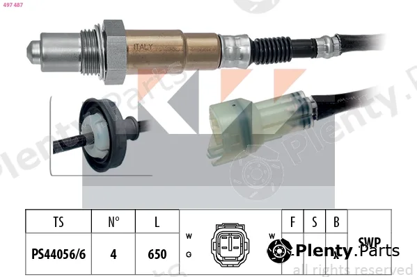 KW 497487 — Lambda Sensor Made in Italy - OE Equivalent