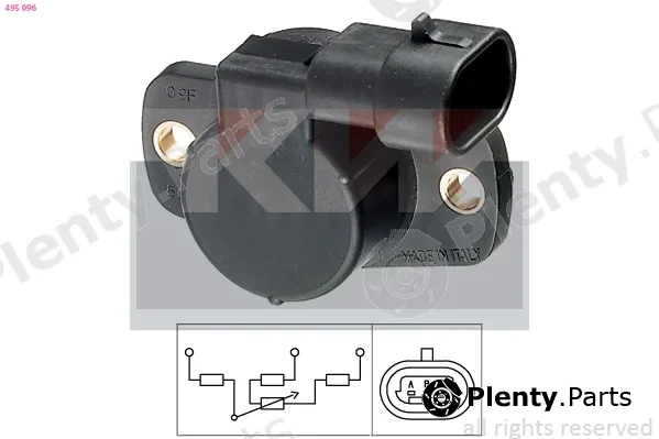 KW 495096 — Sensor, throttle position Made in Italy - OE Equivalent