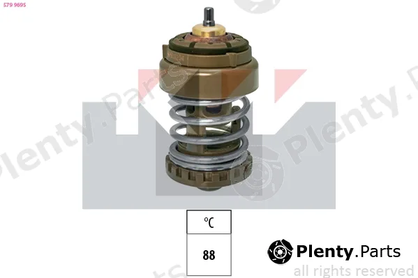 KW 579969S — Thermostat, coolant Made in Italy - OE Equivalent