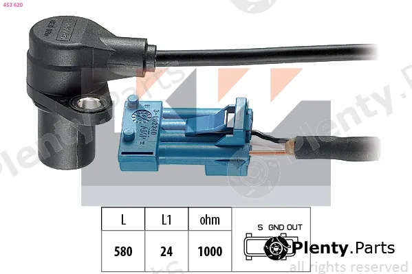 KW 453620 — Sensor, crankshaft pulse Made in Italy - OE Equivalent