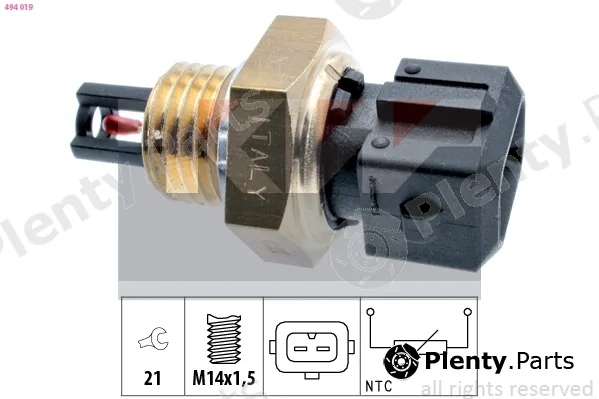 KW 494019 — Sensor, intake air temperature Made in Italy - OE Equivalent