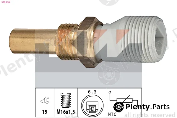 KW 530238 — Sensor, coolant temperature Made in Italy - OE Equivalent