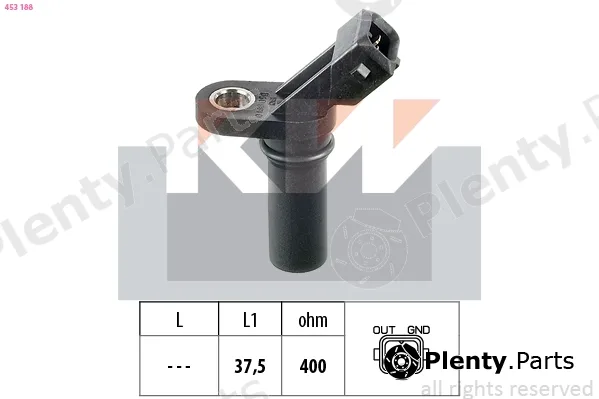 KW 453188 — Sensor, crankshaft pulse Made in Italy - OE Equivalent