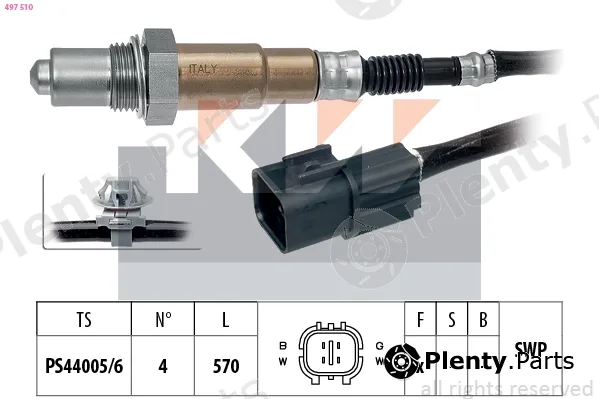 KW 497510 — Lambda Sensor Made in Italy - OE Equivalent